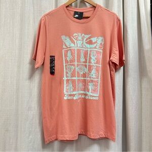 NWT NIKE From Bloom to Shroom T-Shirt sz L Large Pink Air Max Flora